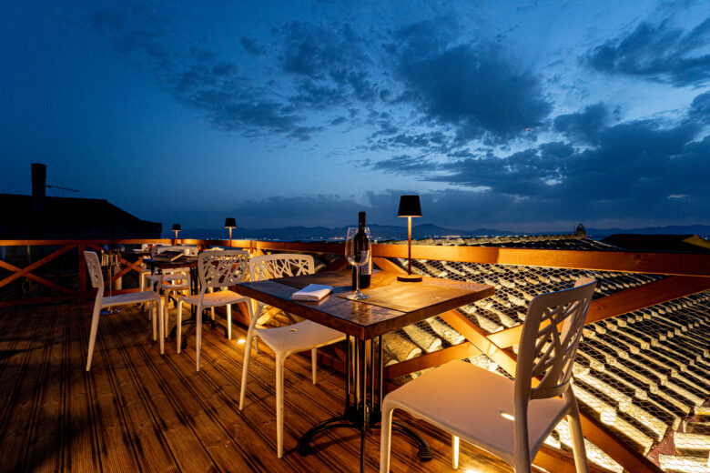 D.H. Lawrence hotel aperitivo terrazza castello cagliari sunset
