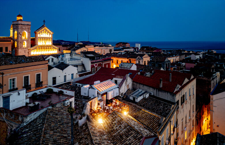 D.H. Lawrence hotel aperitivo terrazza castello cagliari sunset