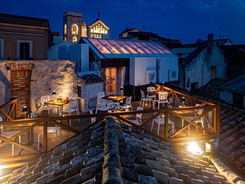 D.H. Lawrence hotel aperitivo terrazza castello cagliari sunset
