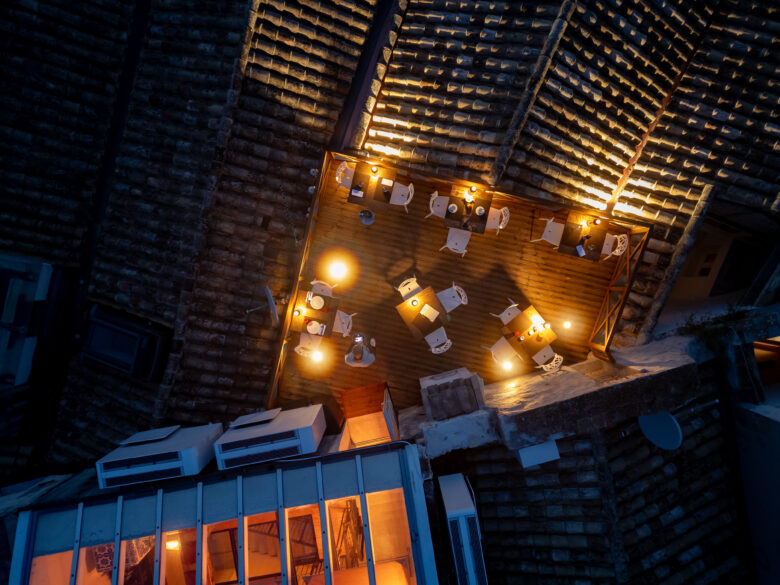 D.H. Lawrence hotel aperitivo terrazza cagliari sunset